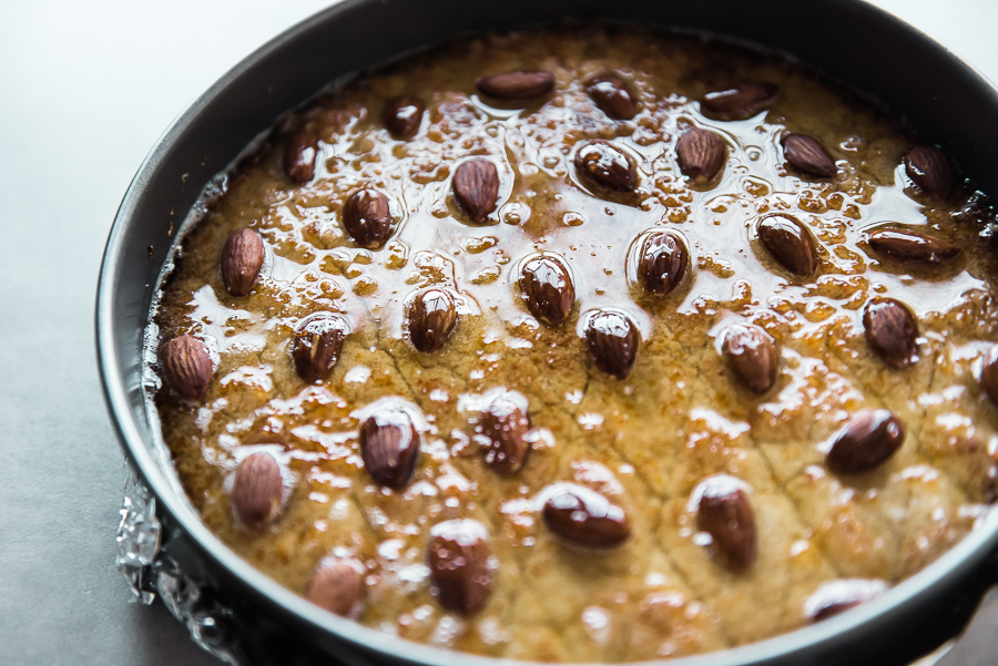 Basbousa: Orange Semolina Cake with Zesty Syrup | Gather a Table