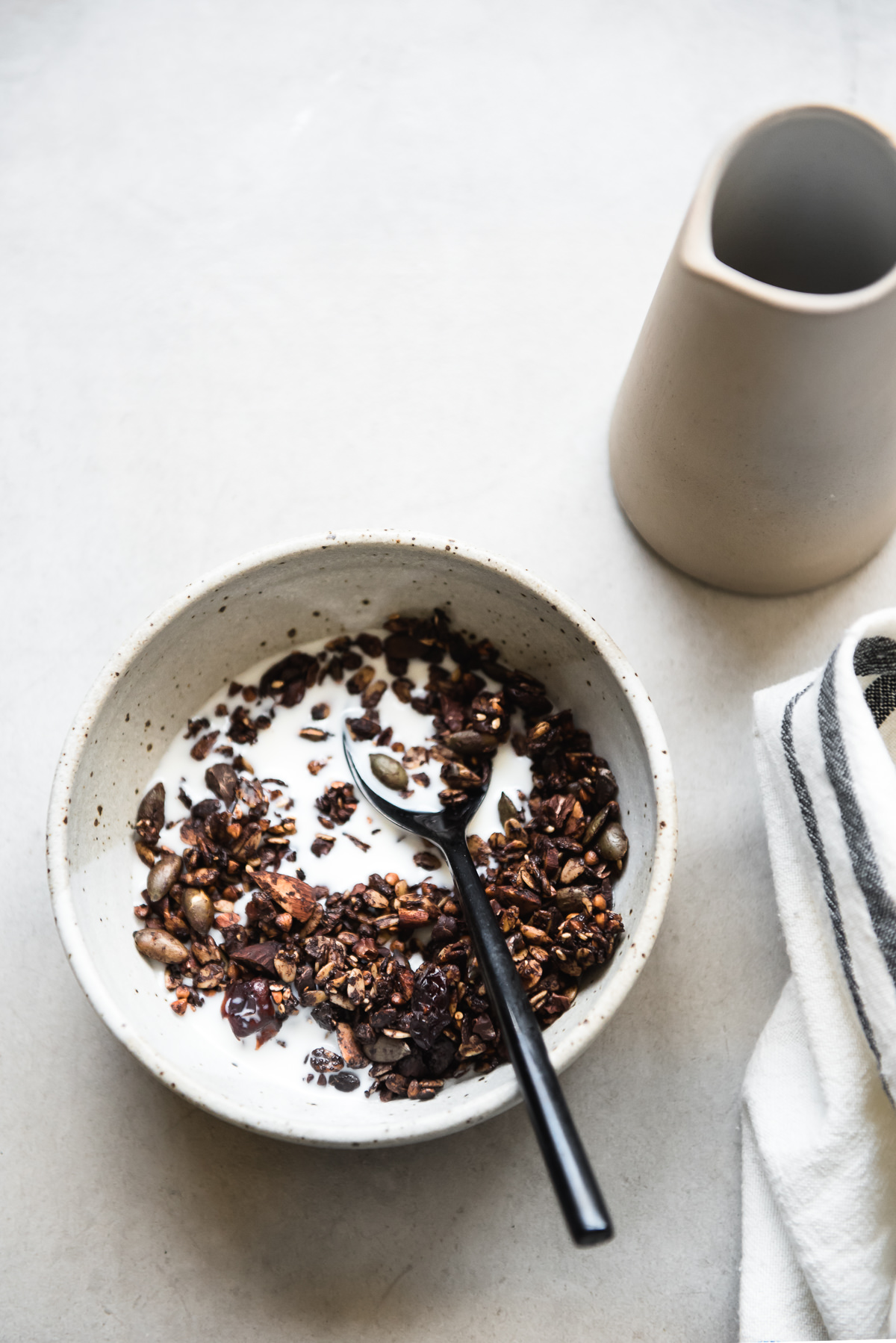 Dark Chocolate Buckwheat Granola | Gather a Table