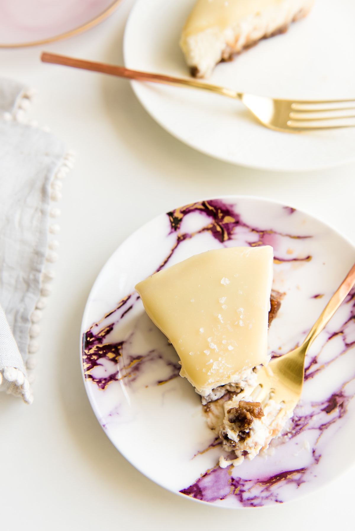 Pecan Brittle Mascarpone Cheesecake | Gather a Table