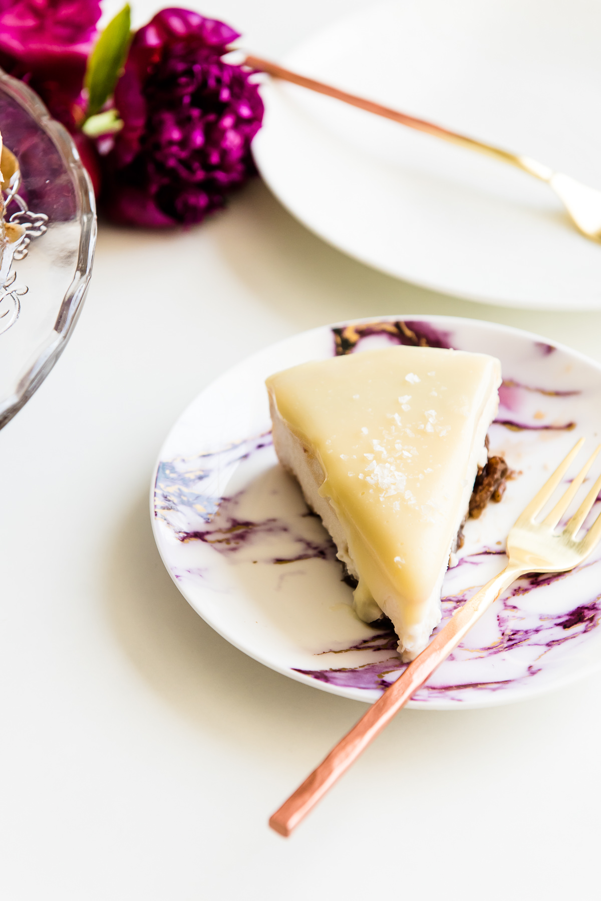 Pecan Brittle Mascarpone Cheesecake | Gather a Table