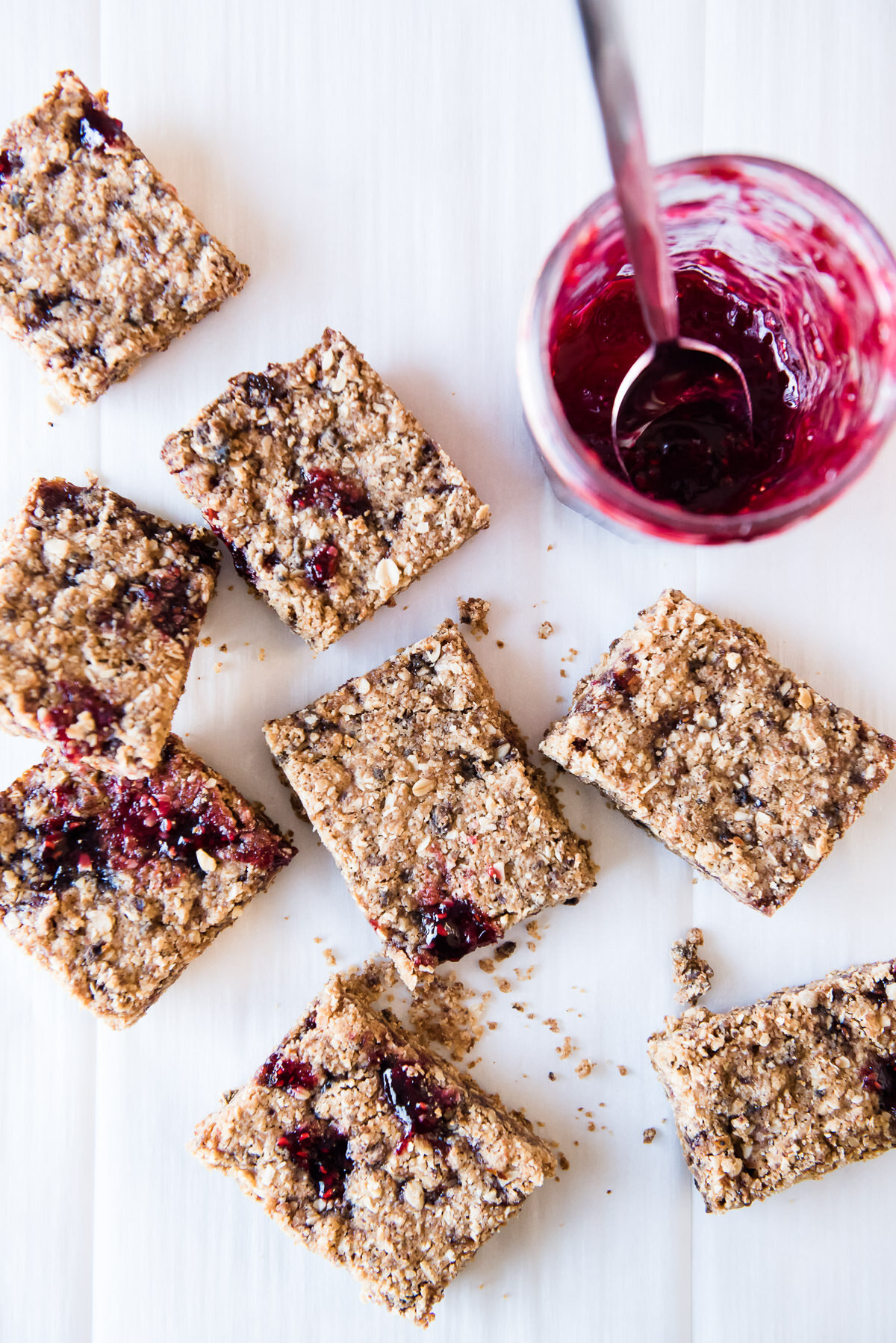 Raspberry Oat Breakfast Bars | Gather a Table