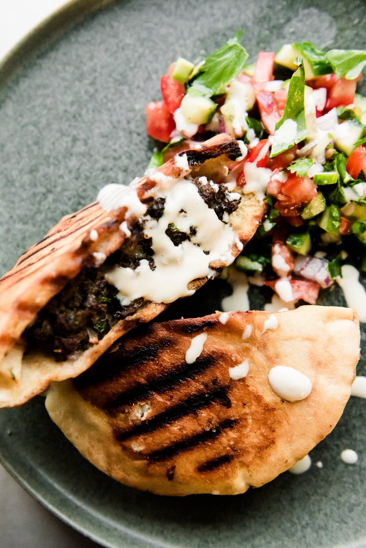 Arayes - Grilled Meat Stuffed Pitas | Gather a Table