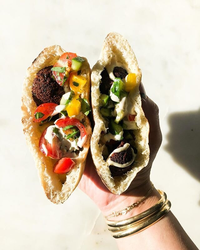 Dinner tonight was Taamiya, the Egyptian falafel made with fava beans instead of chickpeas. It&rsquo;s seasoned with more heat and a bit of baking powder to fluff it up. It gets fried (don&rsquo;t ask me if you can bake), stuffed in a pita and doused