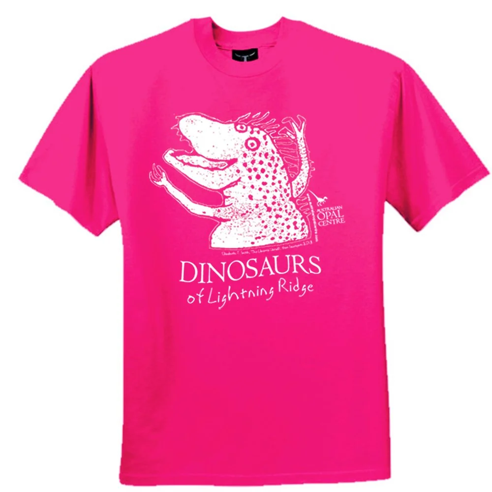 Dino T-Shirt Adult - Hot Pink