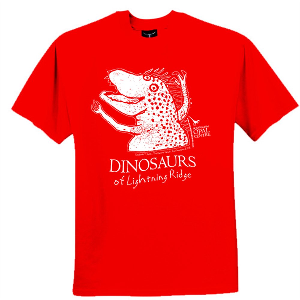 Dino T-Shirt Adult - Red