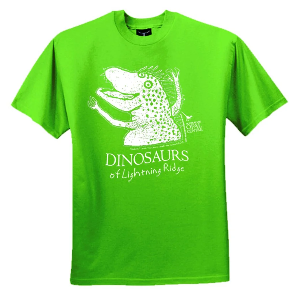 Dino T-Shirt Adult - Lime Green