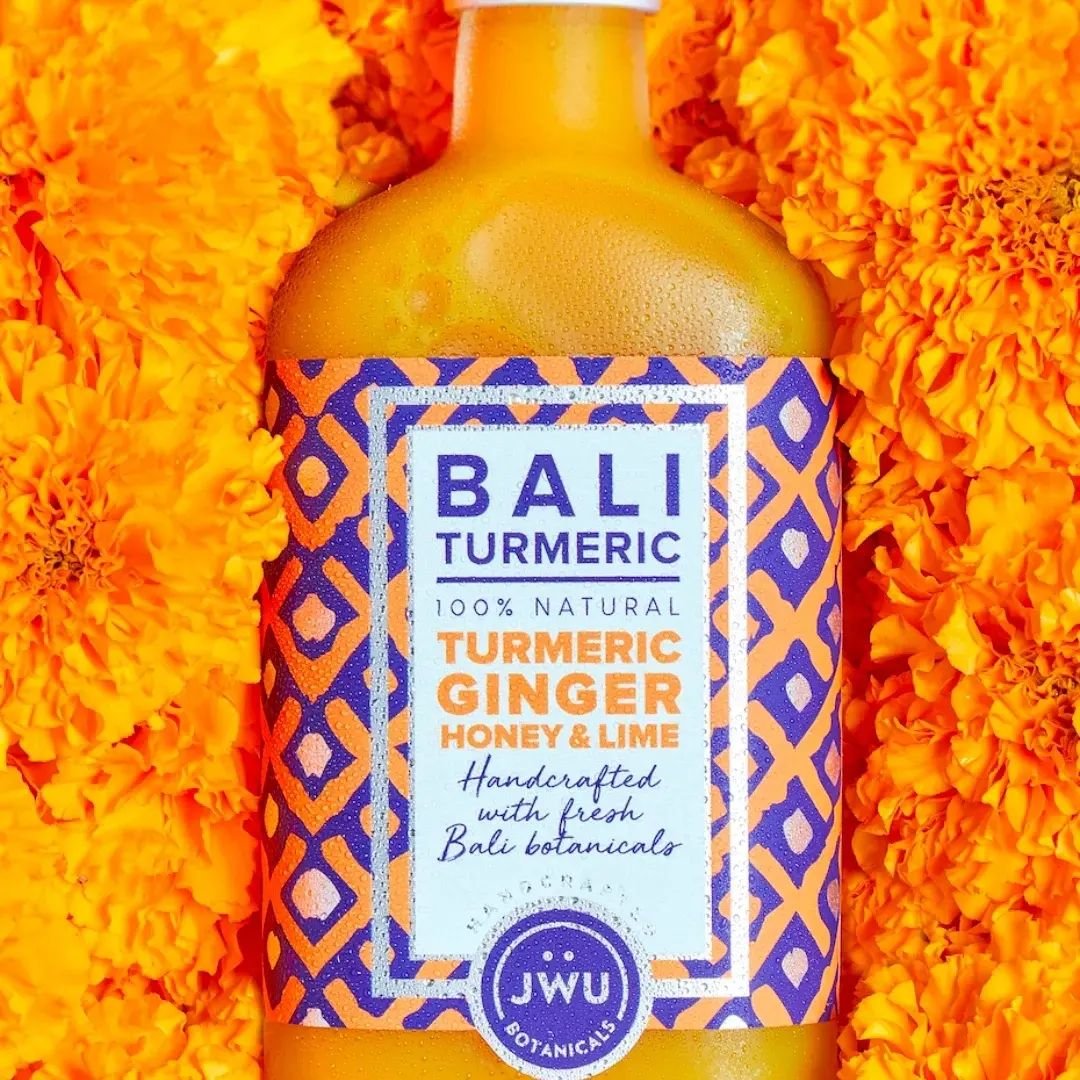 Our Bali Turmeric: a fresh take on ancient medicinal jamu! We've carefully curated locally sourced ingredients to optimize both health benefits and flavour. 

#BaliTurmeric #HealthyLiving #FreshTwist #jwubotanicals