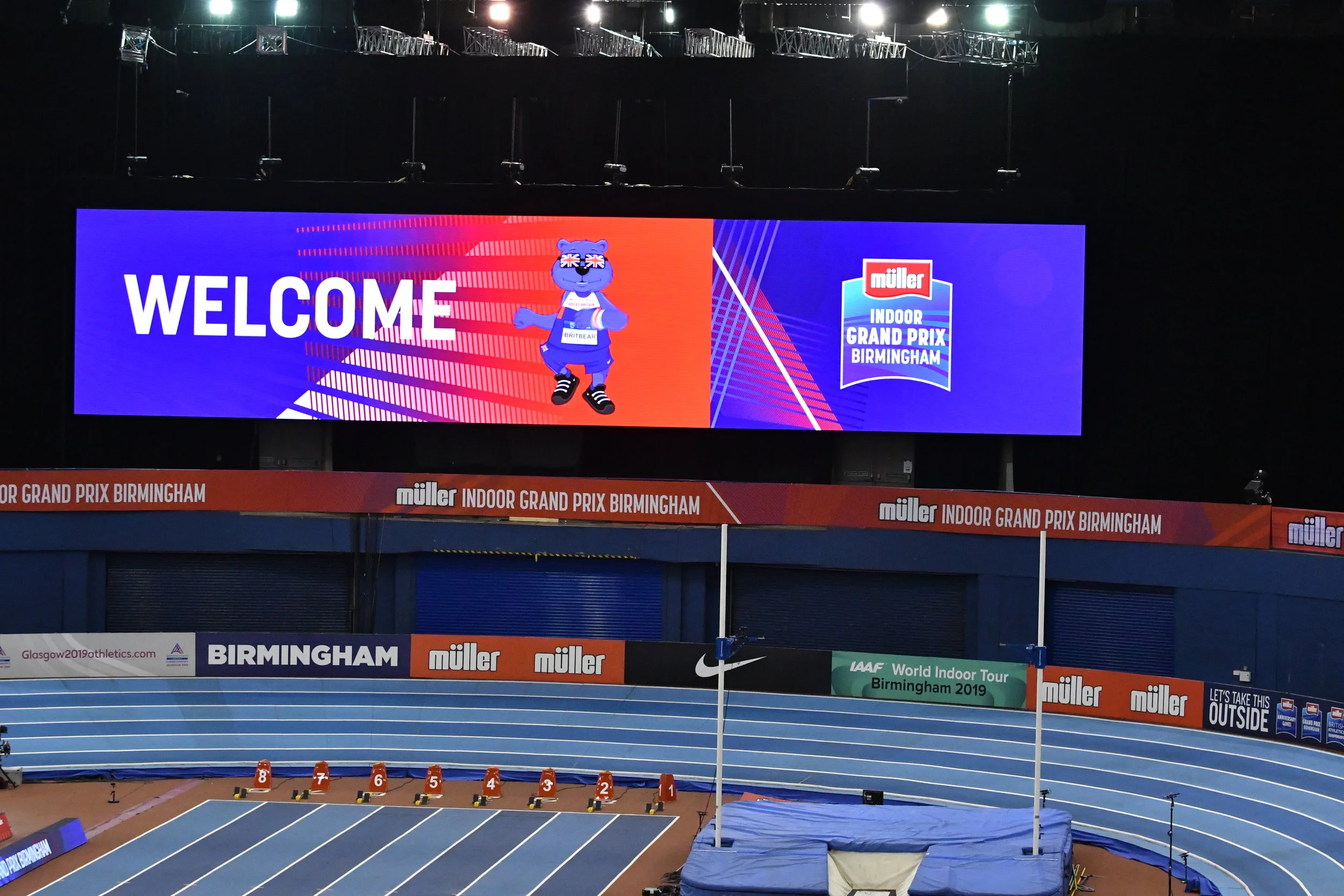 Reading Athletes Race at Müller Indoor Games