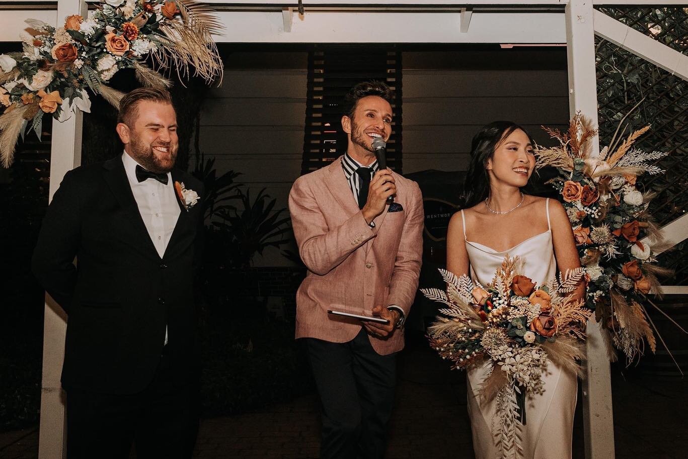 Congrats to Ruby &amp; Adam!!! Loved this evening ceremony at @thewentworthhotel 
.
.
#wedding #weddingceremony #instawedding #weddingday #sydneywedding #celebrantlife #marriedbyandy