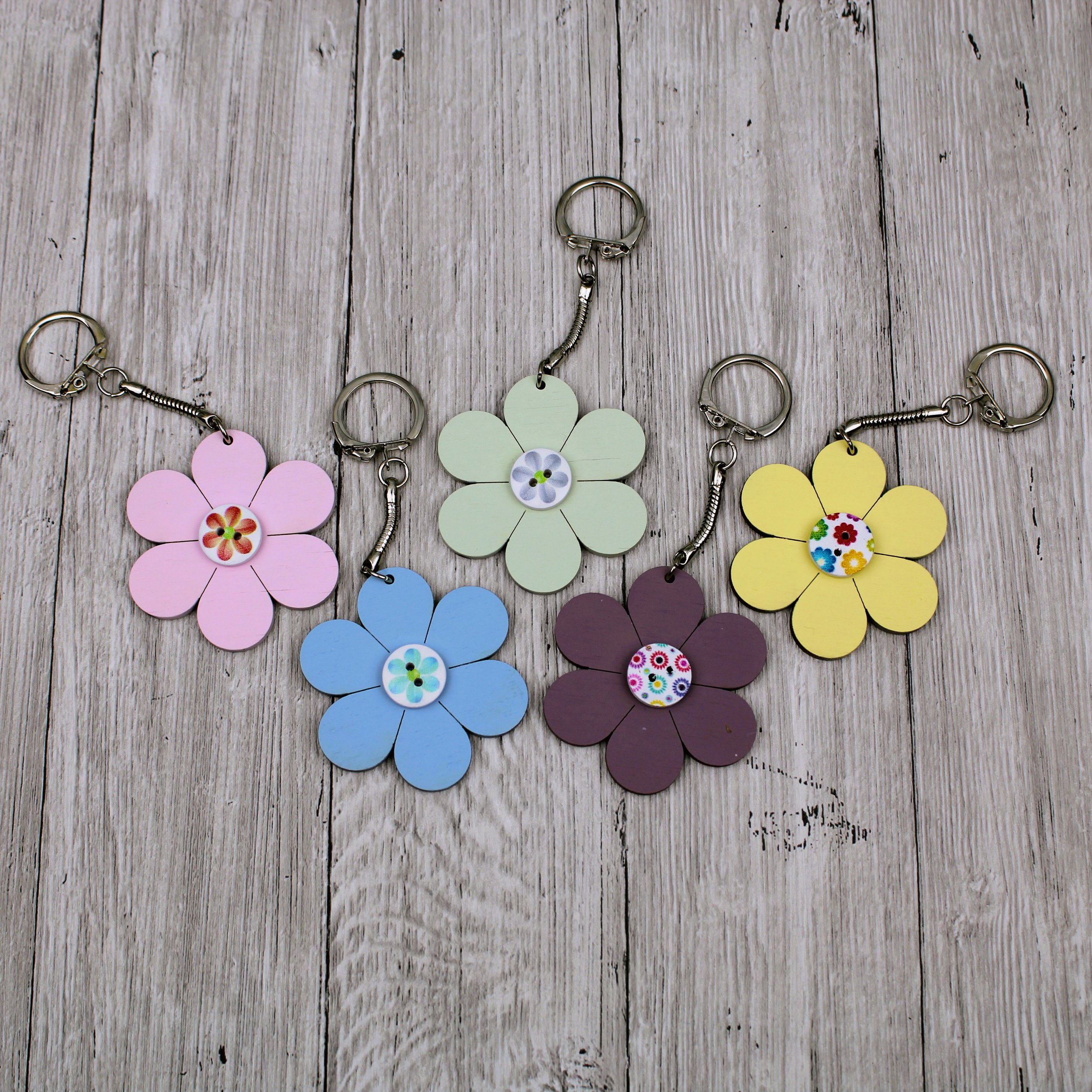 Cylch Allwedd Pren (AN103)