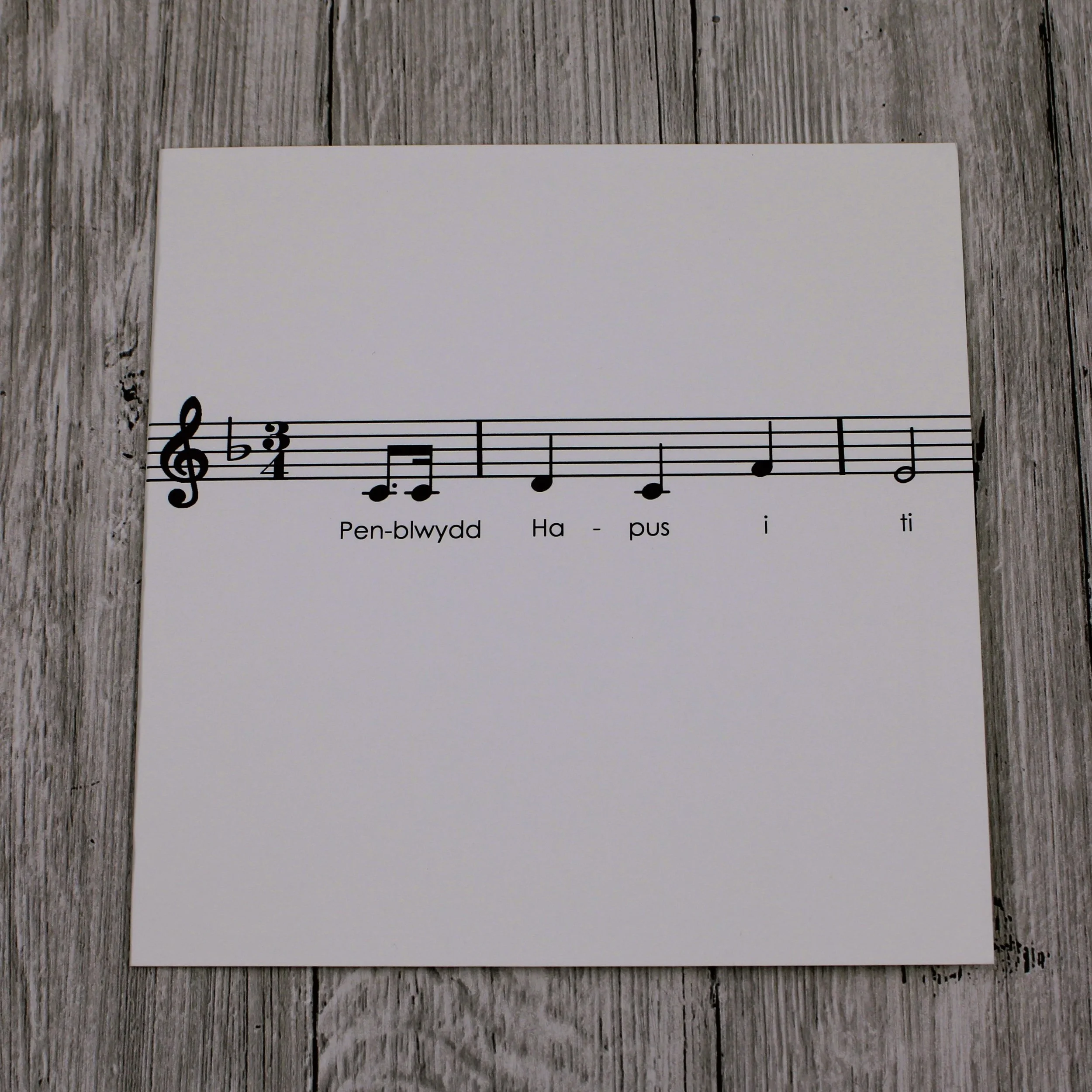 Cerdyn Pen-blwydd Hapus Nodau (CP49)