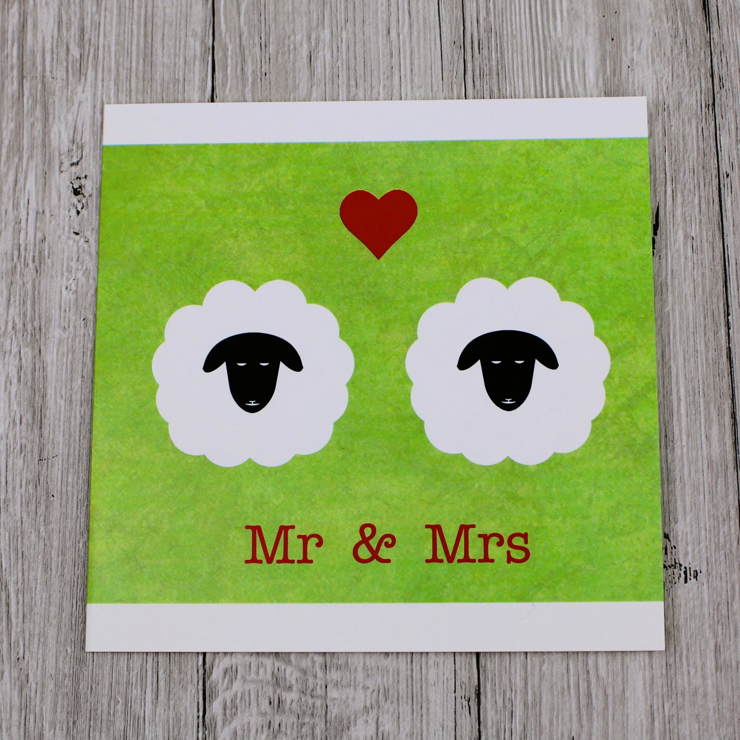 Cerdyn Mr a Mrs Defaid (CP65)