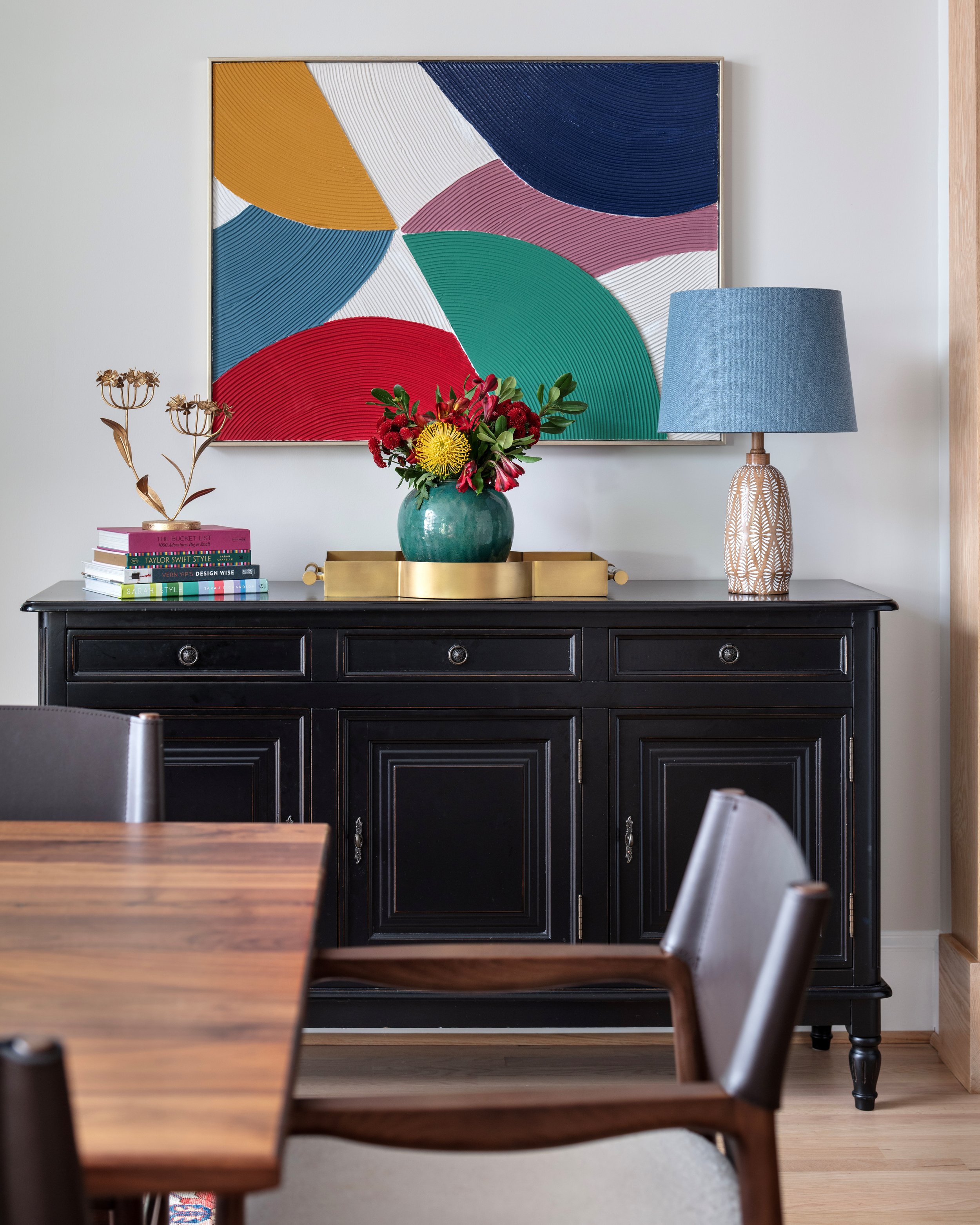 Henrico, VA colorful dining room