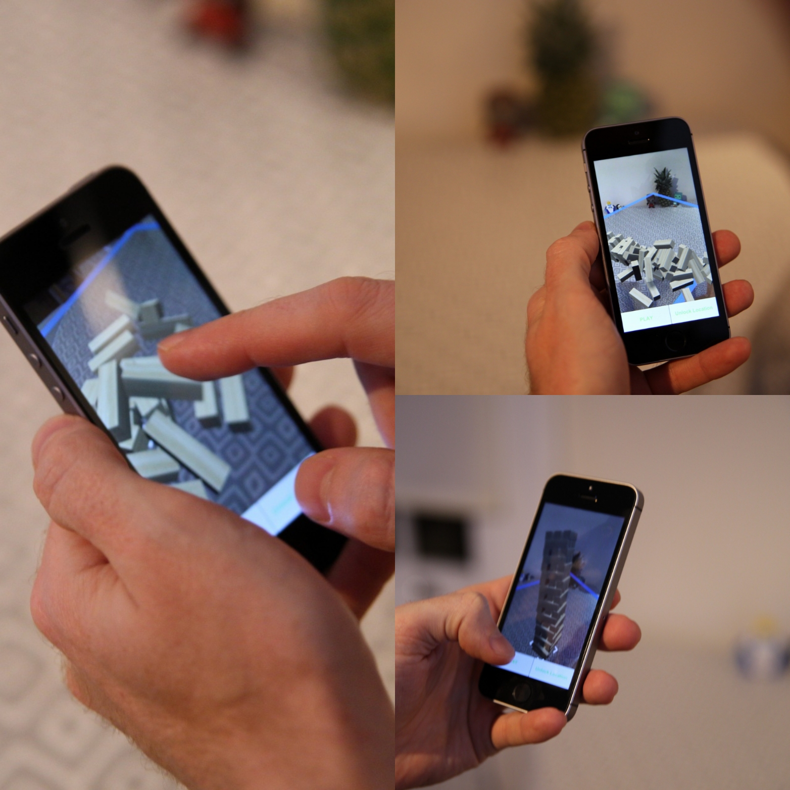Our initial test with arKit, a game of Jenga anyone?