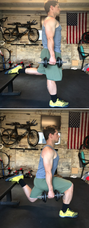 Bulgarian split squats
