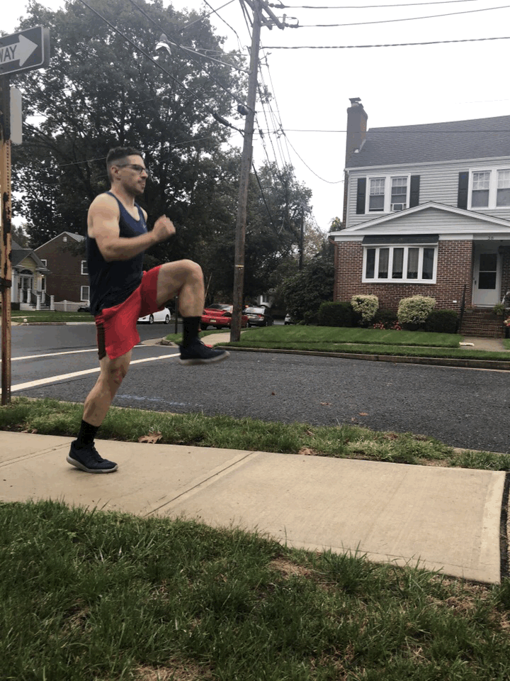 High knees