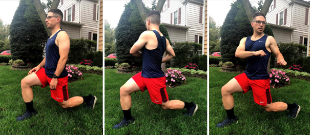 Lunge with twist