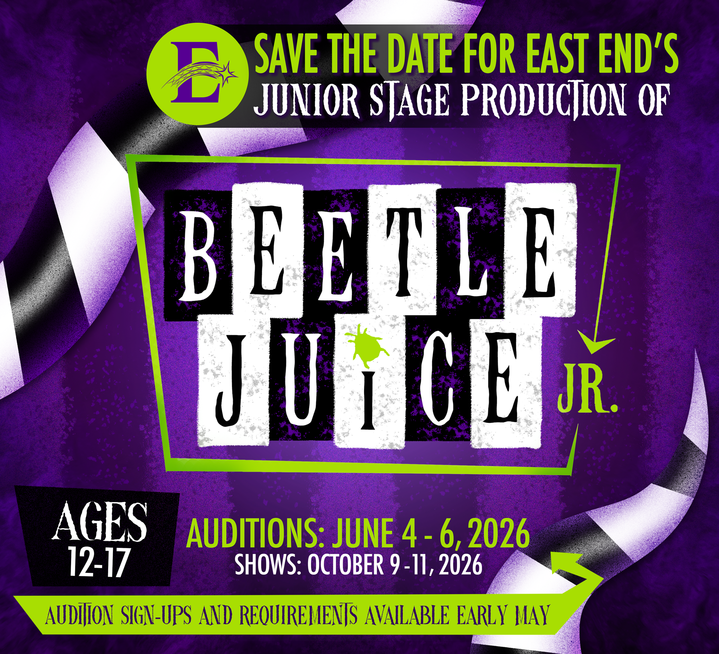Jr Stage Auditions: Beetlejuice Jr