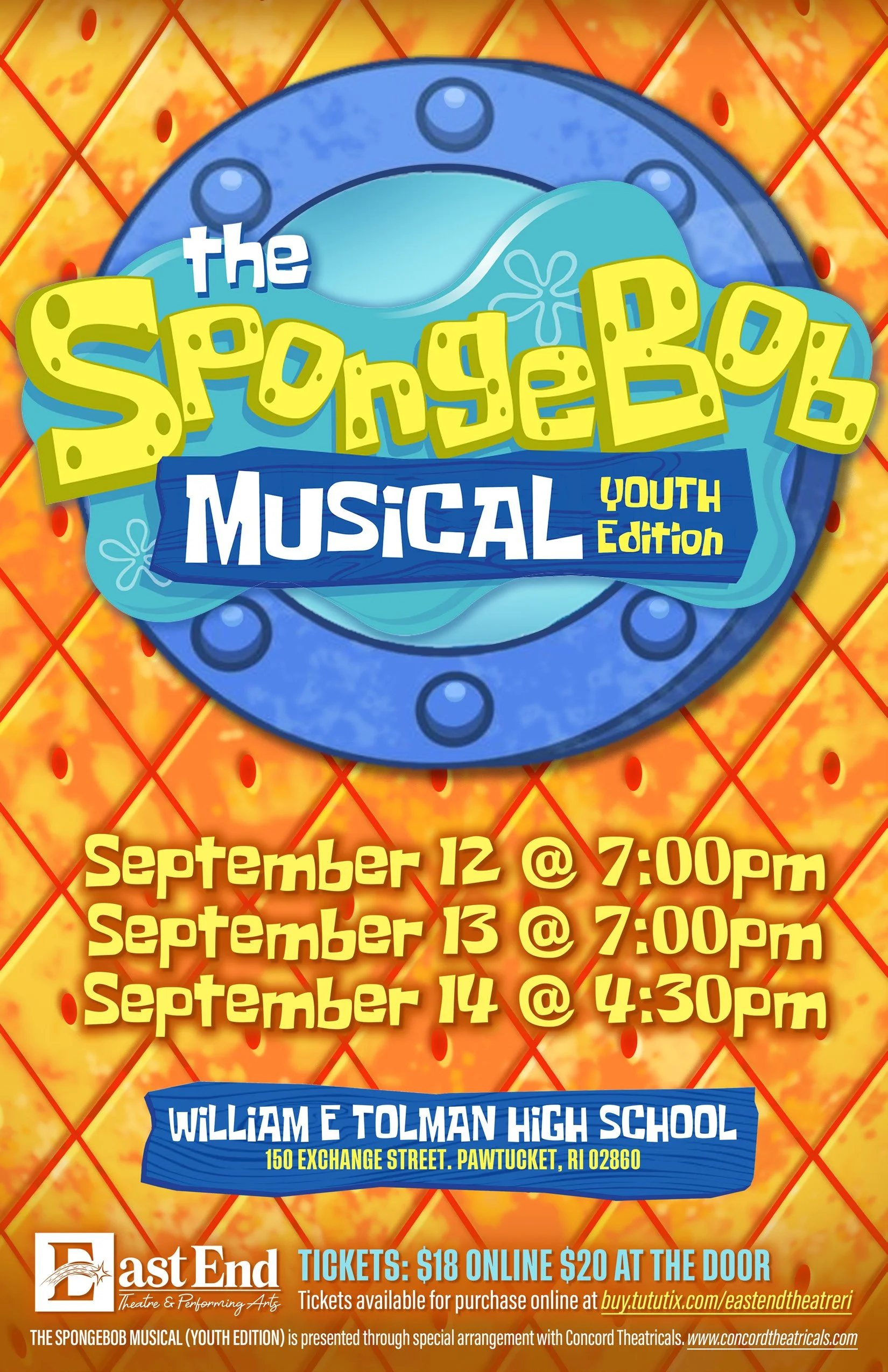 Junior Stage Production: SpongeBob