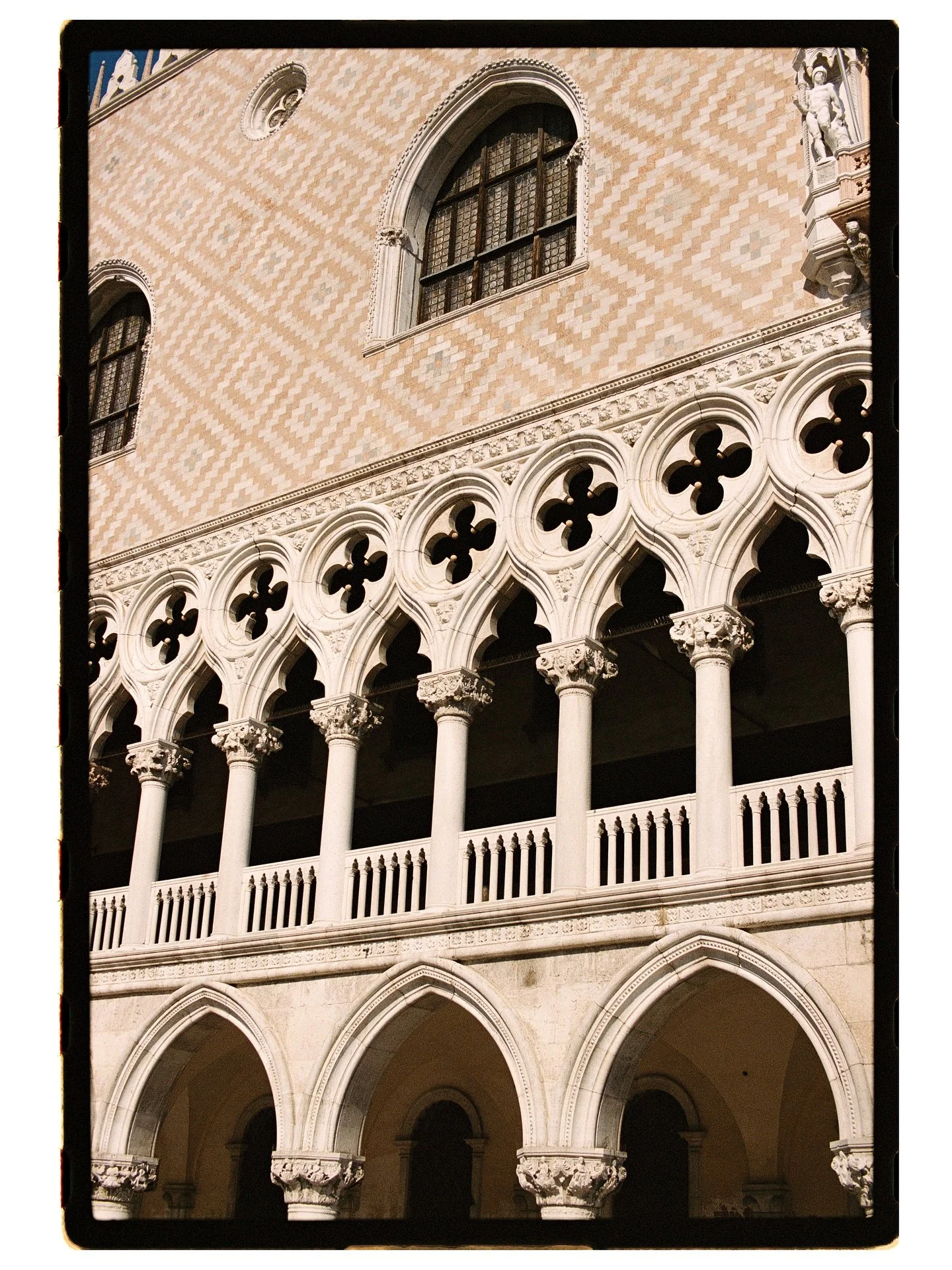 after canaletto 
the doge&rsquo;s palace &amp; grand canal
2025

it is amazing to me how venice looks so similar today as it did in the 18th century, when canaletto famously captured its canals and facades in painting (slide 4)

the doge&rsquo;s pala