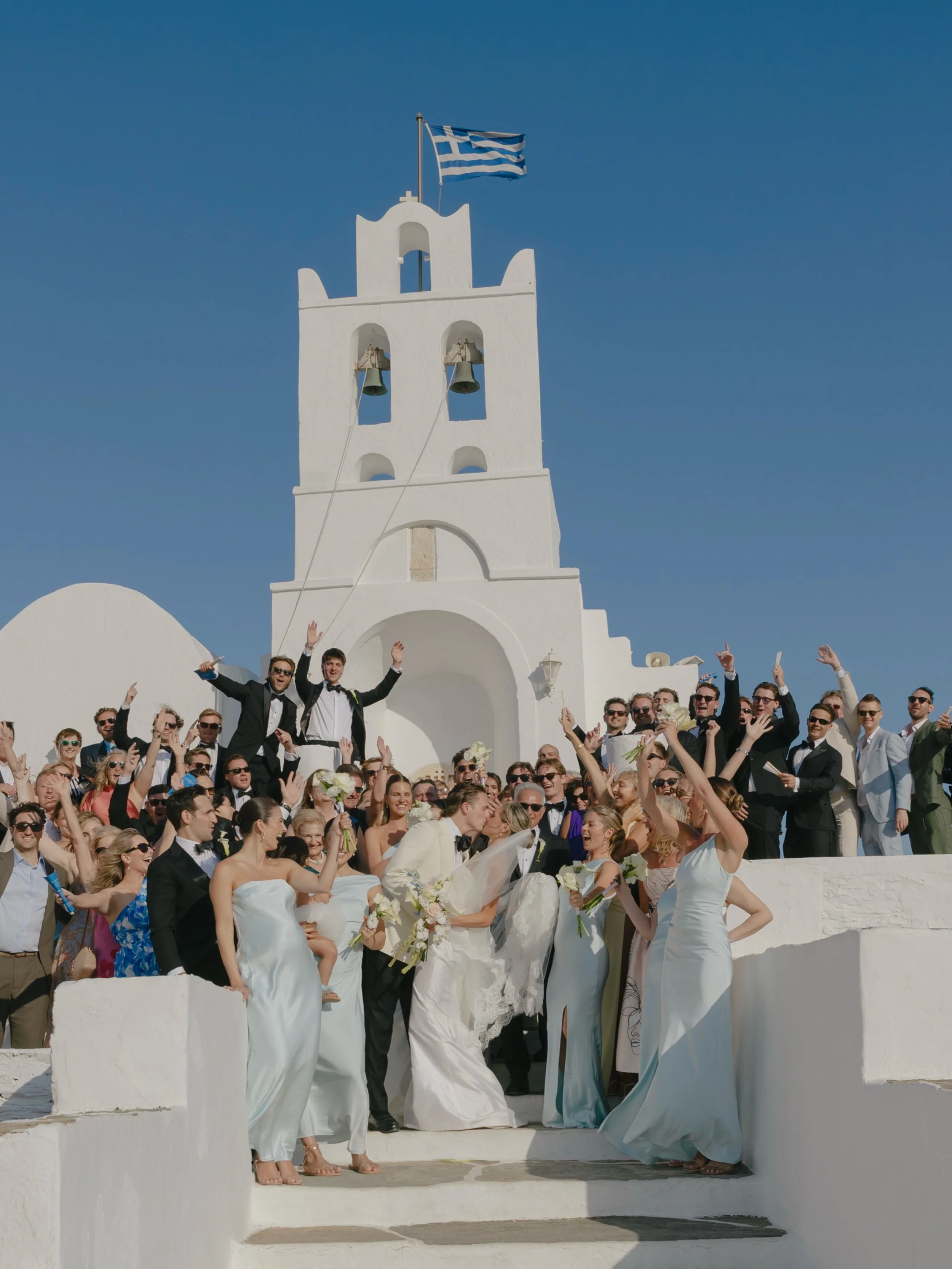 Kat and Will married on the Greek island of Sifnos, where the sun, wind and turquoise waters of the Aegean framed each moment of their day.

Their nuptials were shaped by the island itself: elemental, elegant and deeply personal. The high summer ligh