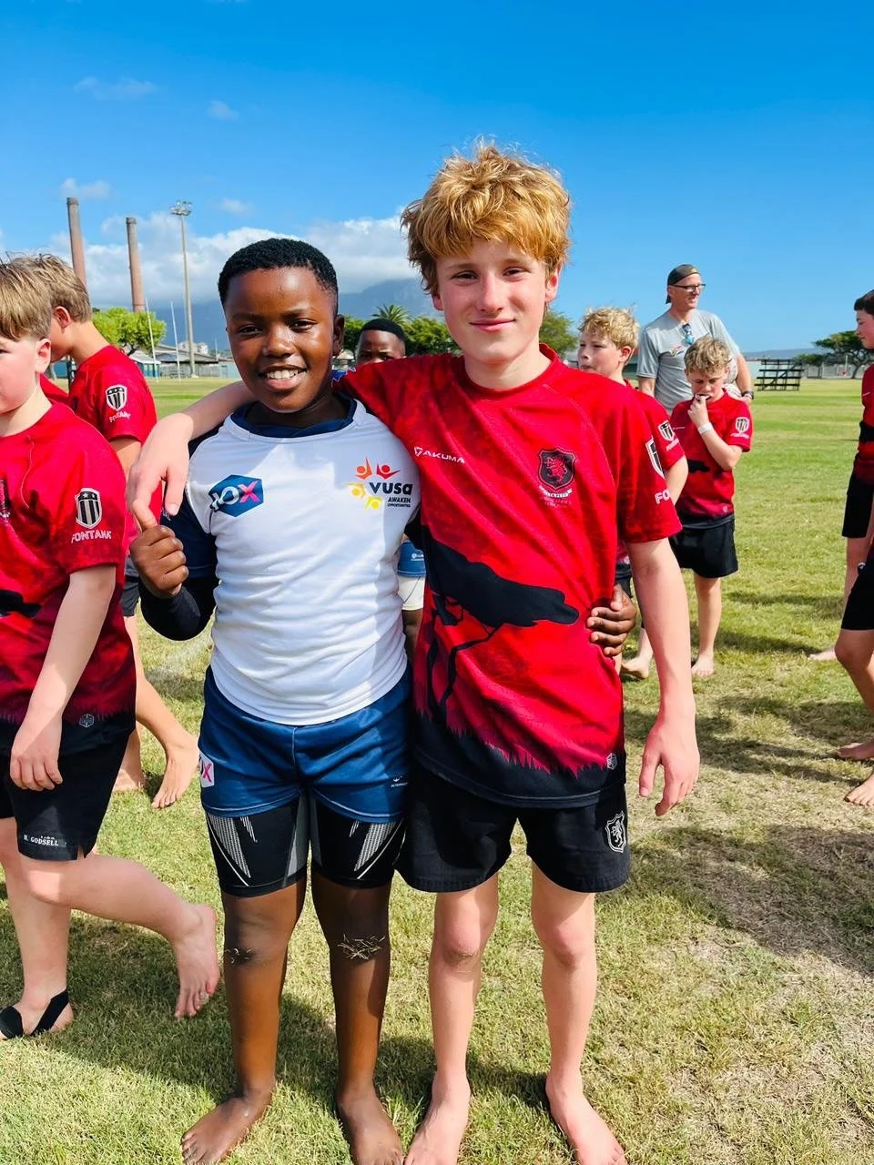 Sharing our home, sharing the game.

Appreciation to Shrewsbury School for a visit grounded in community. Where rugby meets purpose, with laughter and friendships beyond the field.

#awakenopportunities #omai