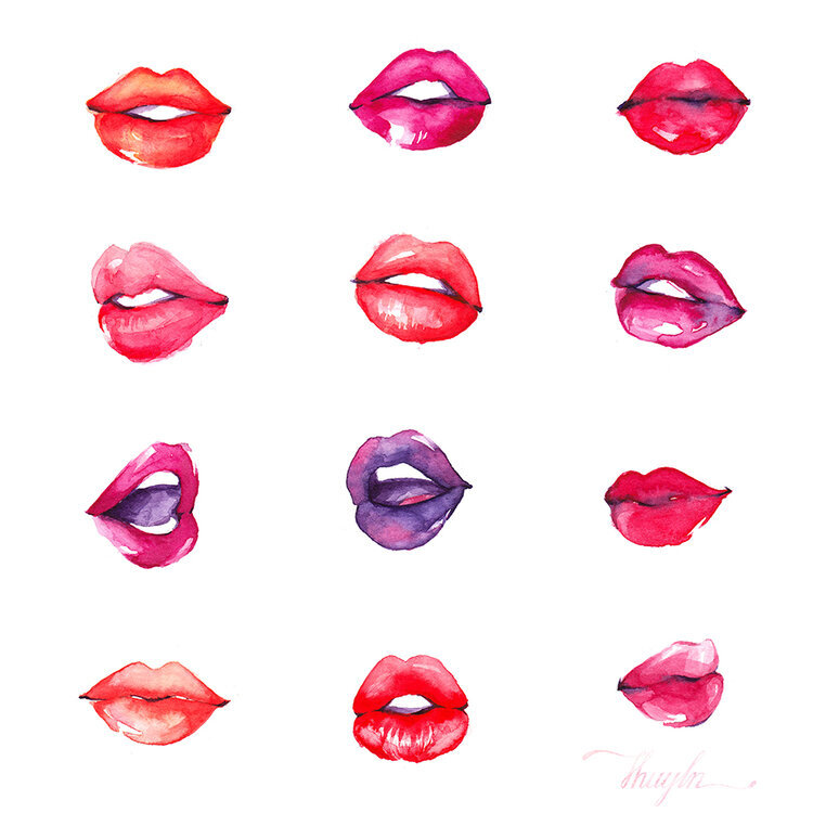 Bui Thuy An - Watercolor fashion illustration - Lips.jpg