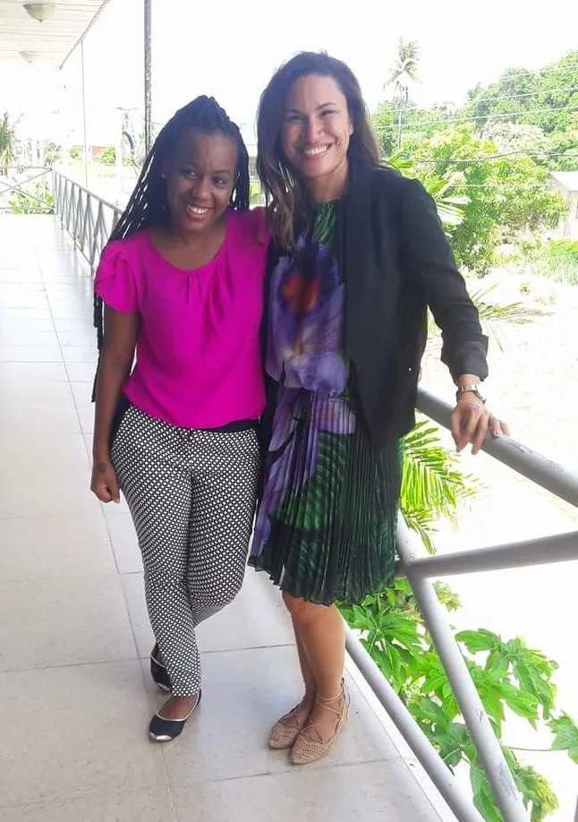 Met spoken word artist and poet Zakiya Griot Gill, who performed at the event.