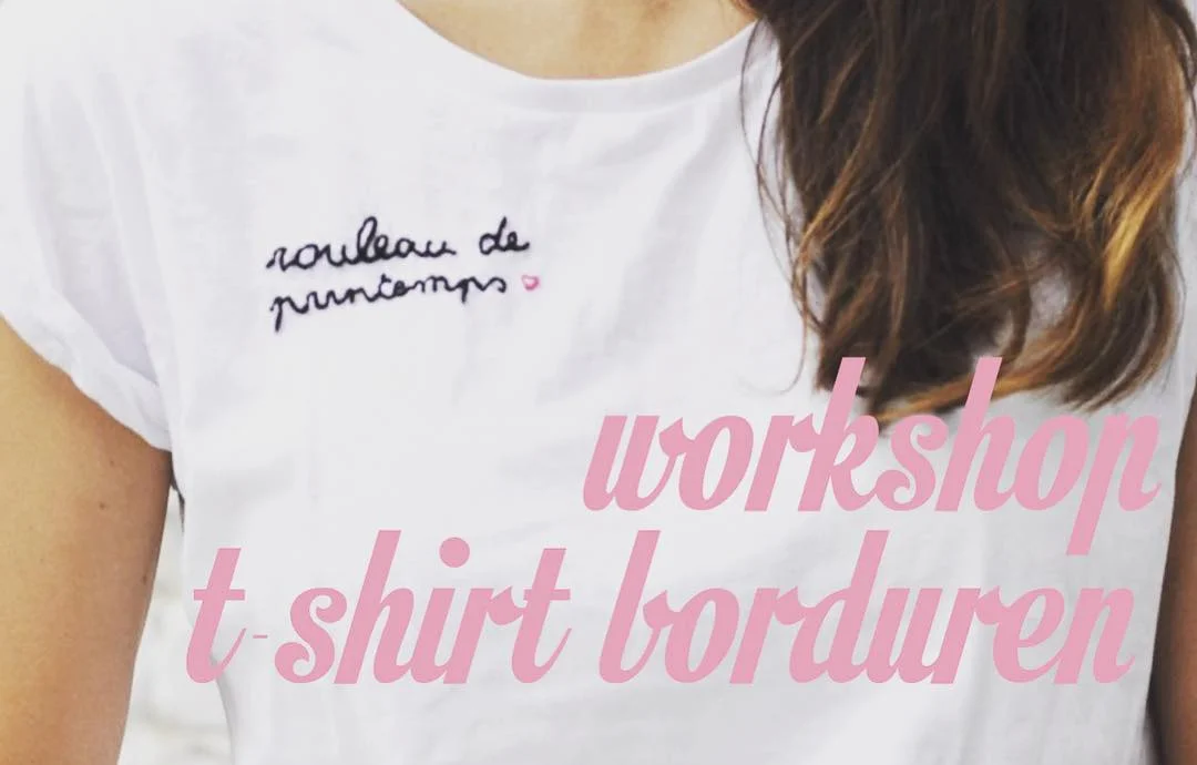 workshop t-shirt borduren