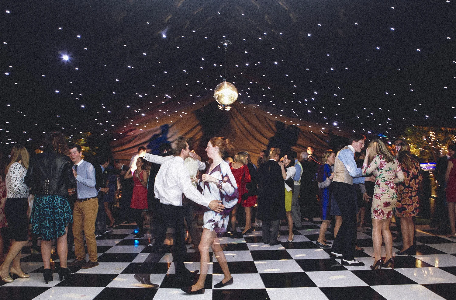 marquee wedding dance floor