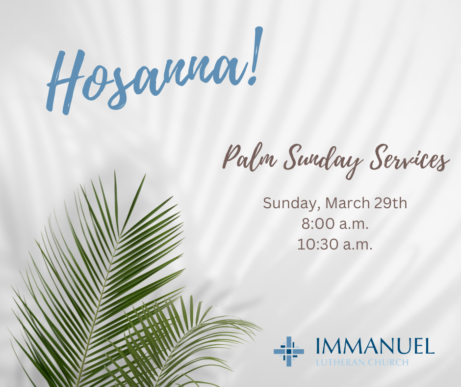 Palm Sunday Worship Services