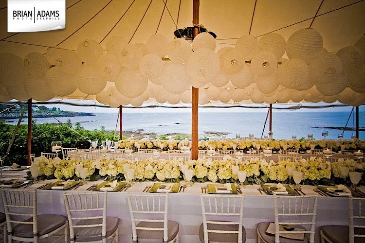 Malloy Weddings | New England wedding planner | Maine coast tented wedding
