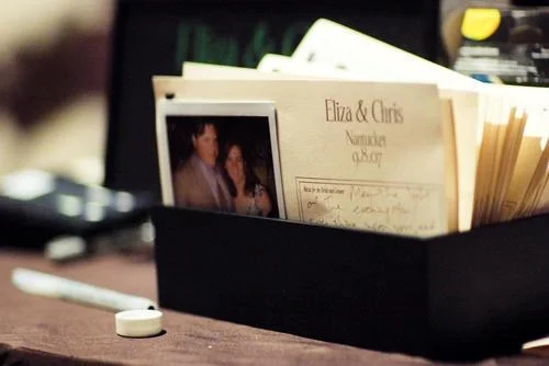 Malloy Weddings | New England wedding planner | Nantucket Golf Club wedding | Guest book idea