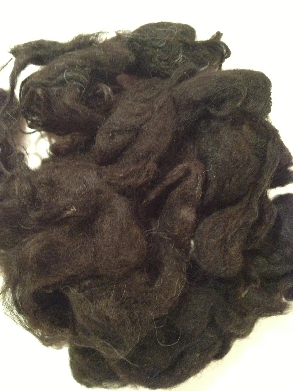Washed Hebridean Fleece © 222 Handspun