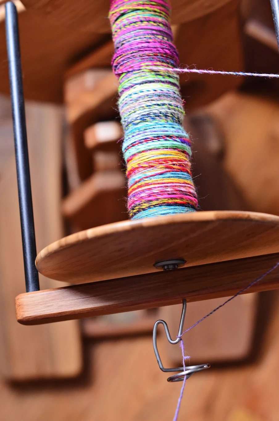 Majacraft Aura Spinning Wheel with the Overdrive Head