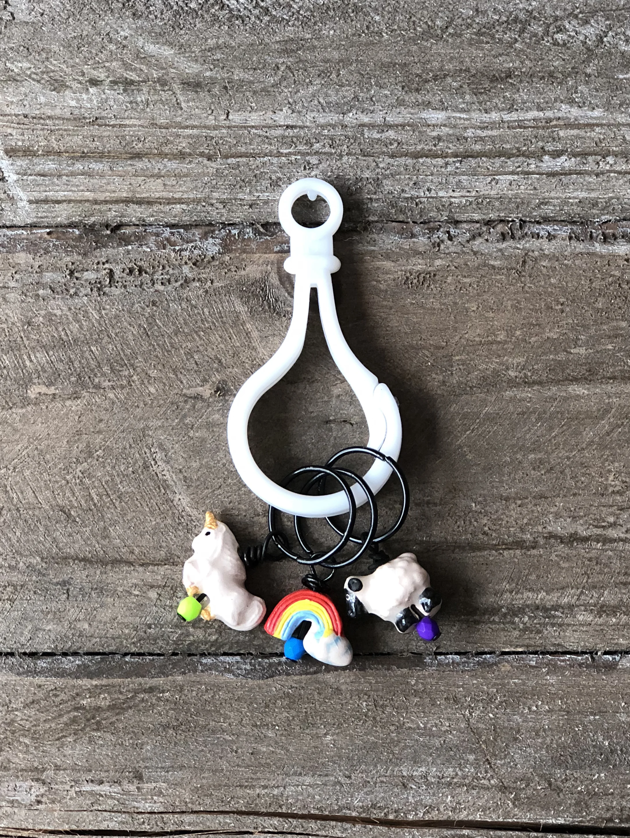 0818-02 Rainbows Unicorns n Sheep Stitch Markers2.jpg
