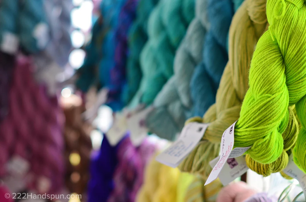 Avalon Springs hand dyed yarn MDSW 2017