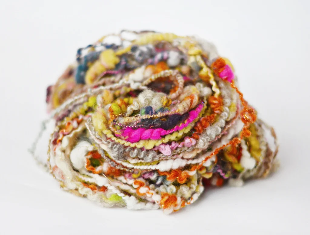 Handspun Art Yarn - 222 Handspun