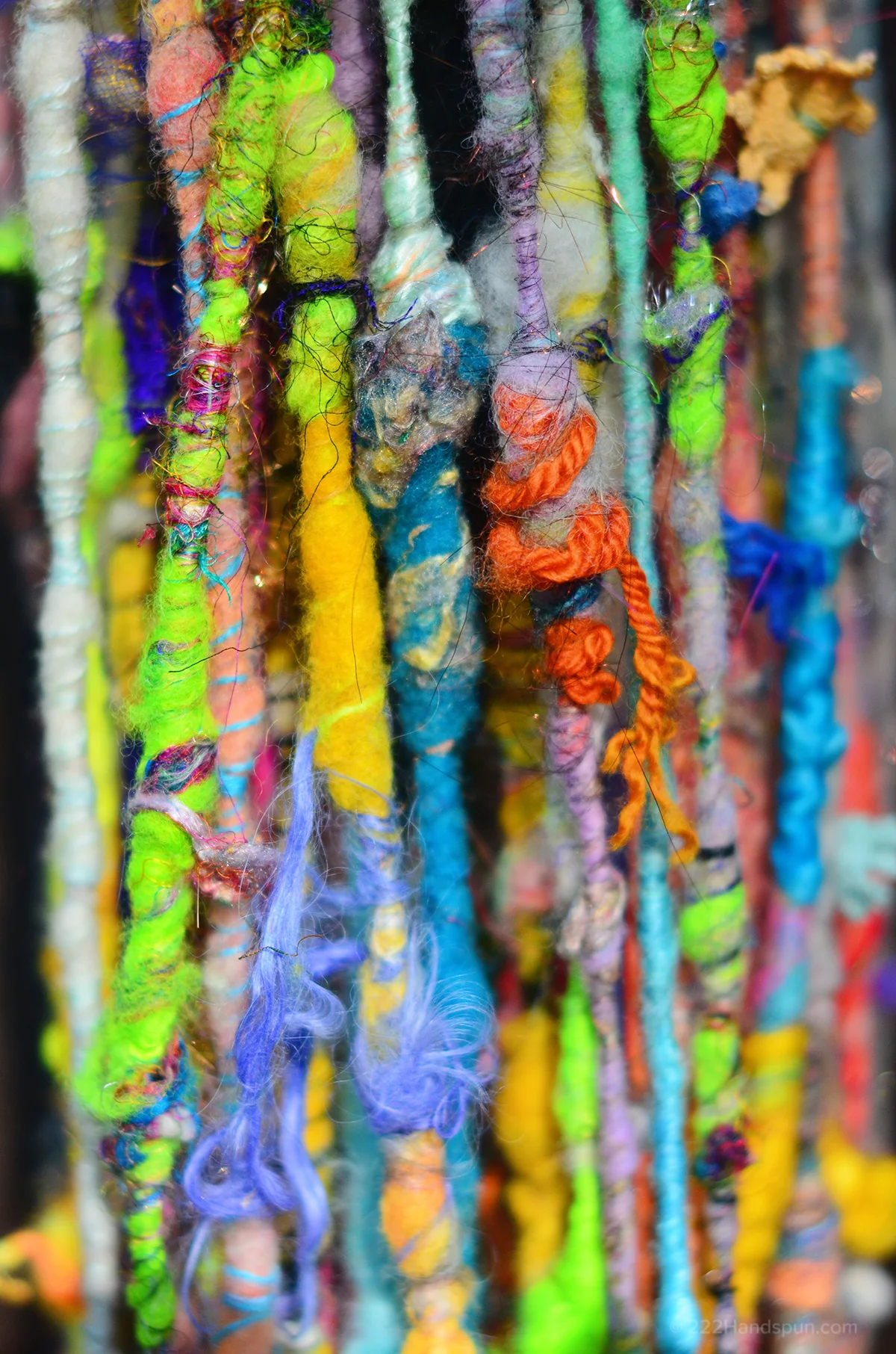 Handspun Art Yarn - 222 Handspun