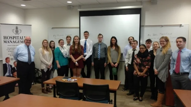This was my first time to York College, and I was thrilled to meet this group of hospitality students with Michael, one of my colleagues. This group had so many great questions and I know there are a bunch of future Student Success interns in this group! #goodluck