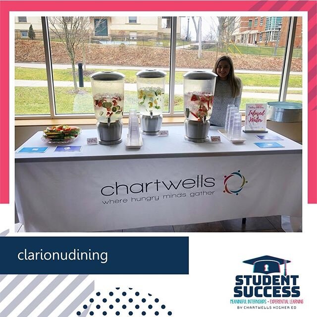 #FBF ✨ Wellness Intern Kayla shared best practices on how to stay hydrated and skip the sugary drinks.  #NationalNutritionMonth #wellness #nutrition 
#studentsuccess #chestudentsuccess #differencemakers #chartwellshighered #wherehungrymindsgather  #i