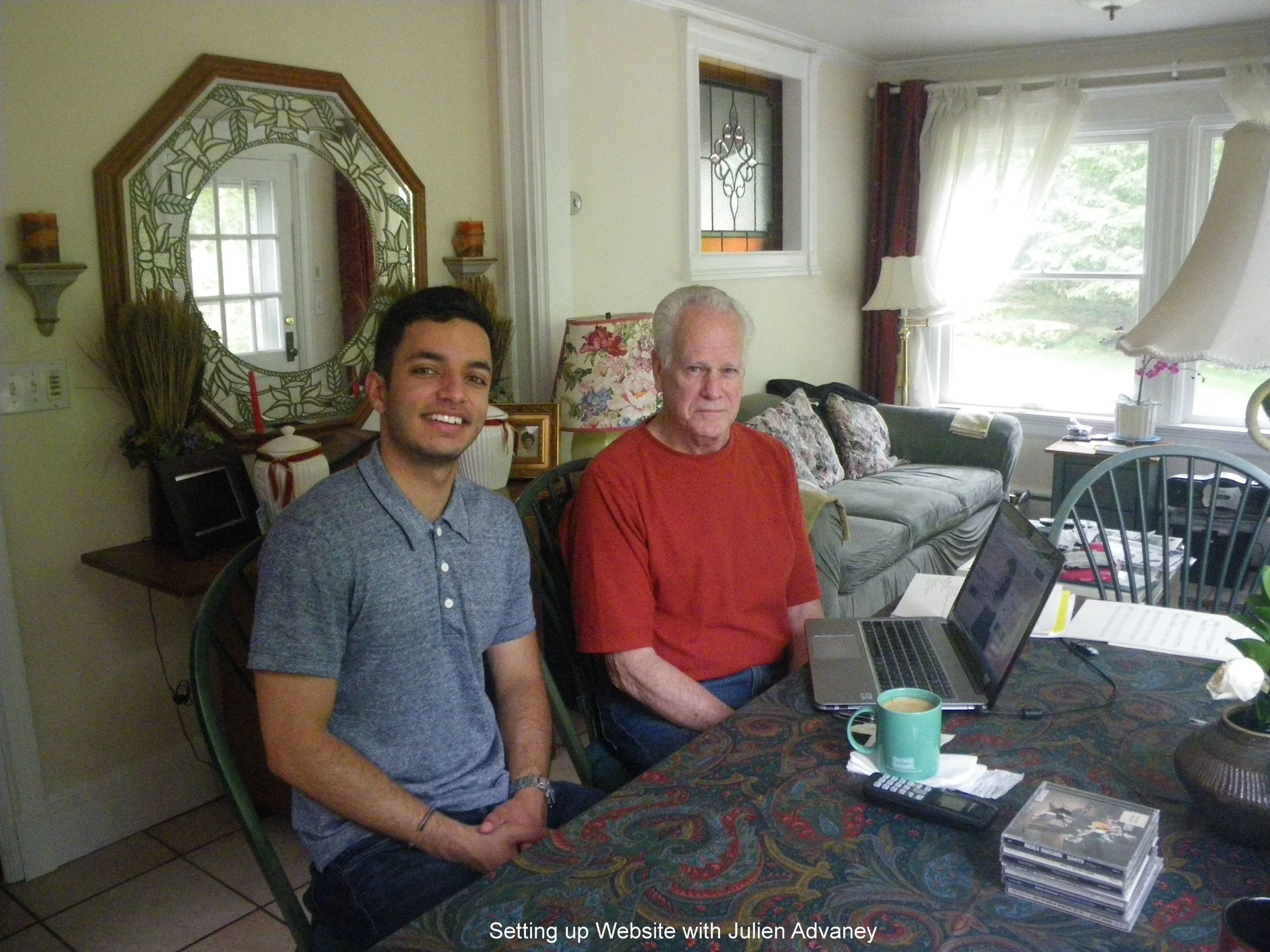 Setting up Website-Julien Advaney.JPG