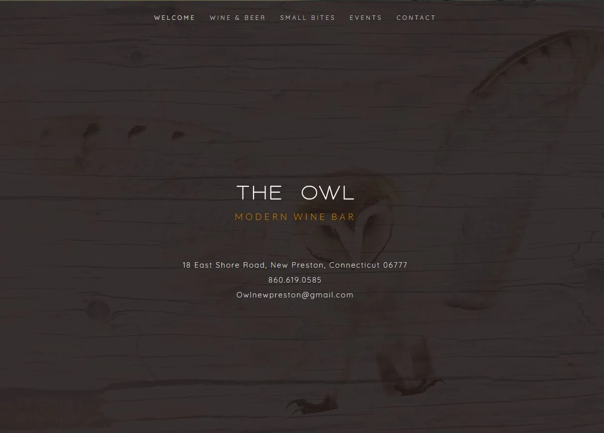The Owl website was previously developed, but I was brought on to make tweaks. I added the event page, refined content, created design continuity and improved user experience. OWLNEWPRESTON.COM