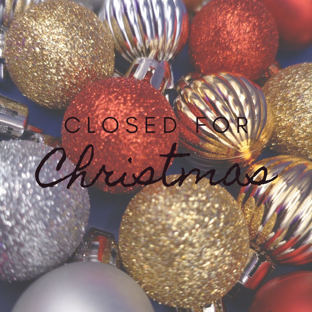 Closed for Christmas 