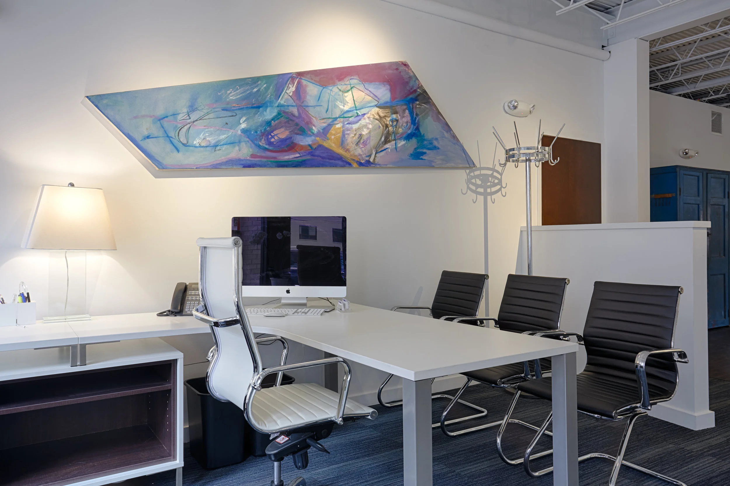 New Office Steve's Desk Headon.jpg