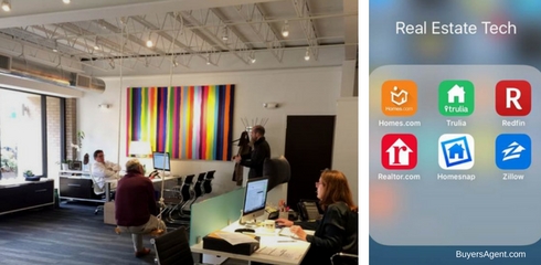 OWN Buyers Edge Office at work OWN Real Estate Logo from Phone..jpg