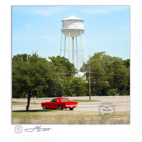Limited Edition Fine Art Photography Print - Red Hotrod Americana