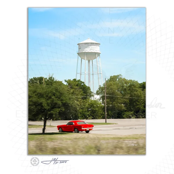 Limited Edition Fine Art Photography Print - Red Hotrod Americana