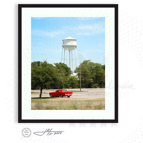 Limited Edition Fine Art Photography Print - Red Hotrod Americana