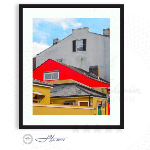 Unique New Orleans Architecture - French Quarter - Limited Edition Fine Art Photography